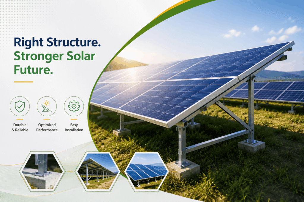 right-solar-ground-mounting-structure